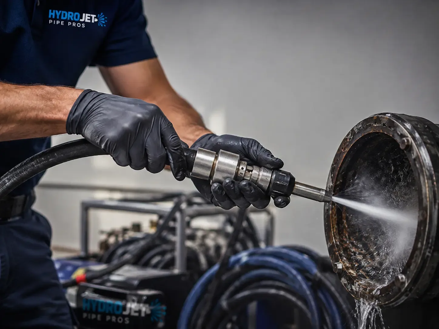 Hydro Jet Pipe Descaling in Burlington, MI